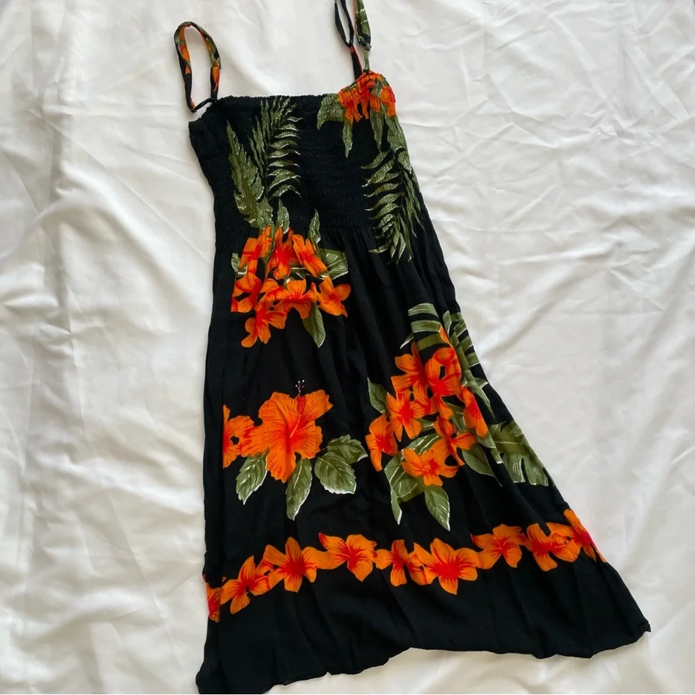 Small Floral Flowy Dress Coverup - Picture 1 of 2